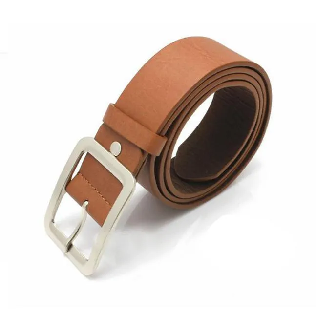 2019 Men's Casual Luxury Faux Leather Belt With Buckle