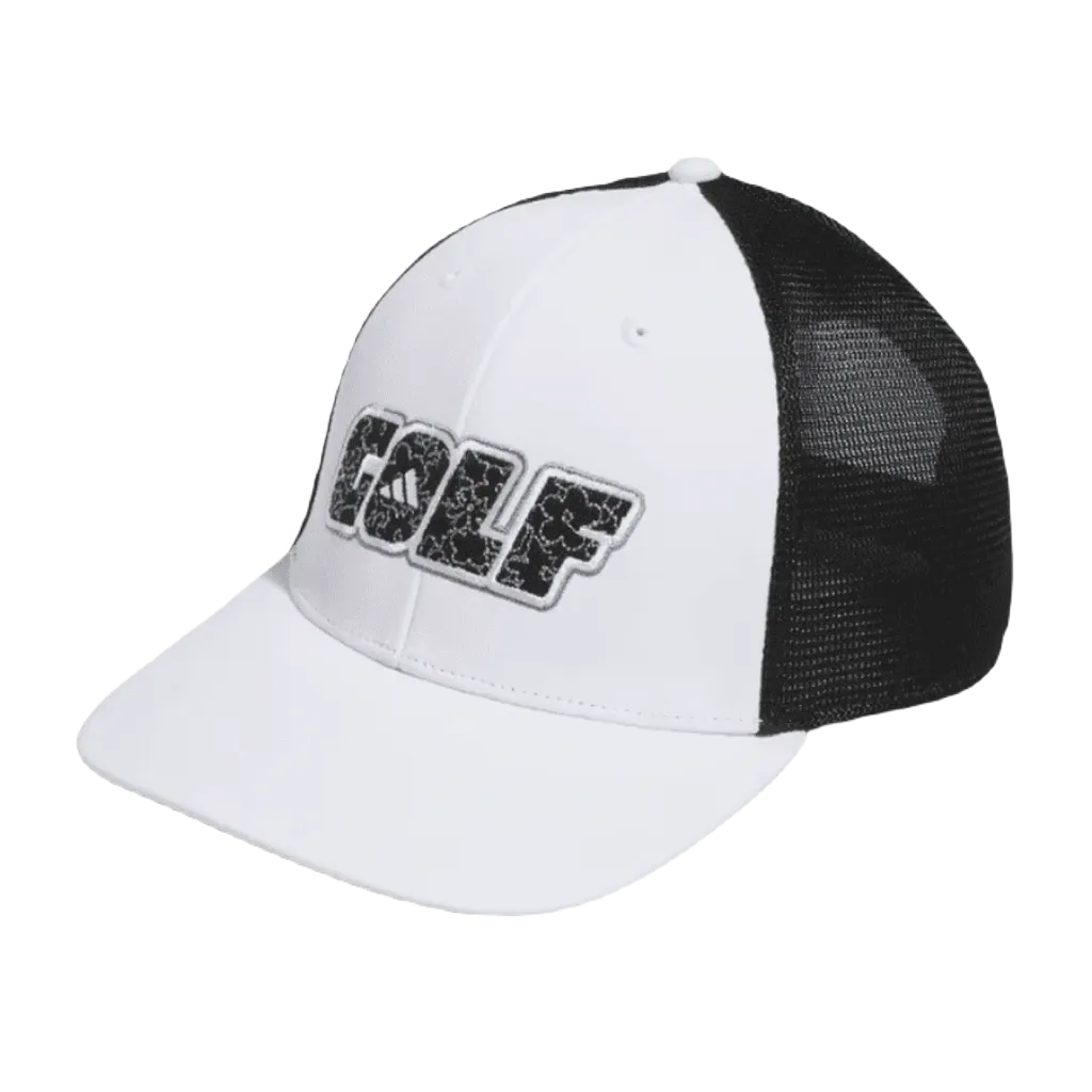 Adidas Golf Low-Profile Trucker Hat - White