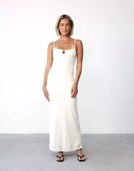 Alexina Maxi Dress (Oat)