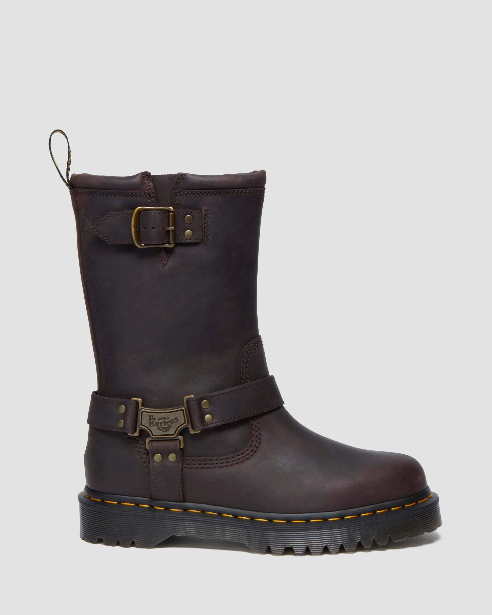 Anistone Hi Leather Biker Boots