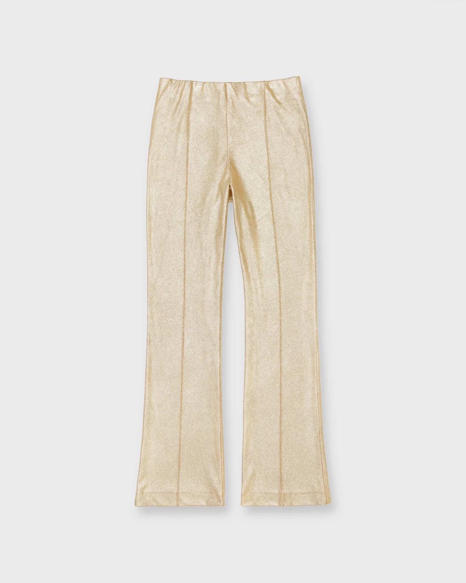 Ann Mashburn Faye Flare Cropped Pant Plantino Vegan Suede