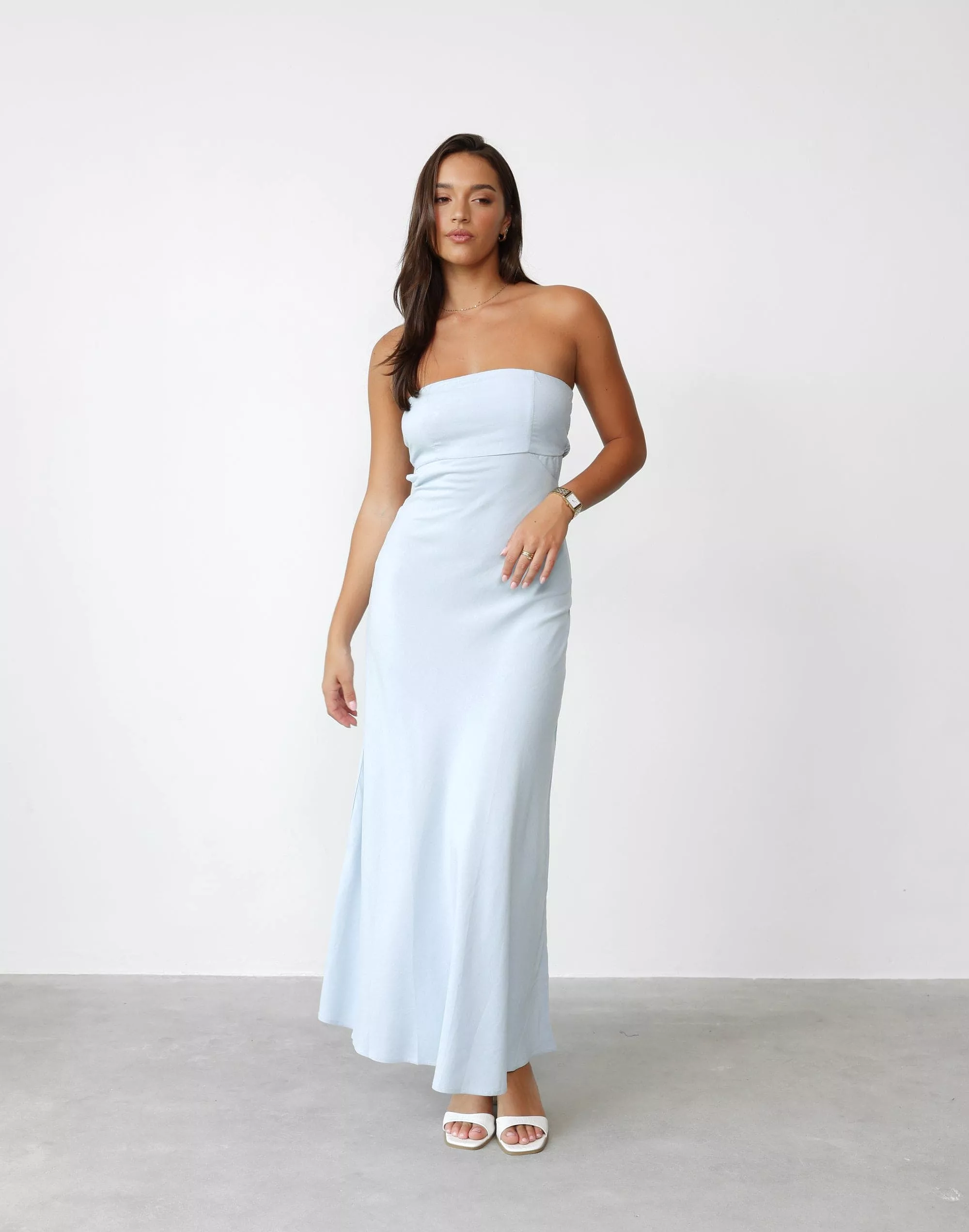 Annabelle Maxi Dress (Sky)