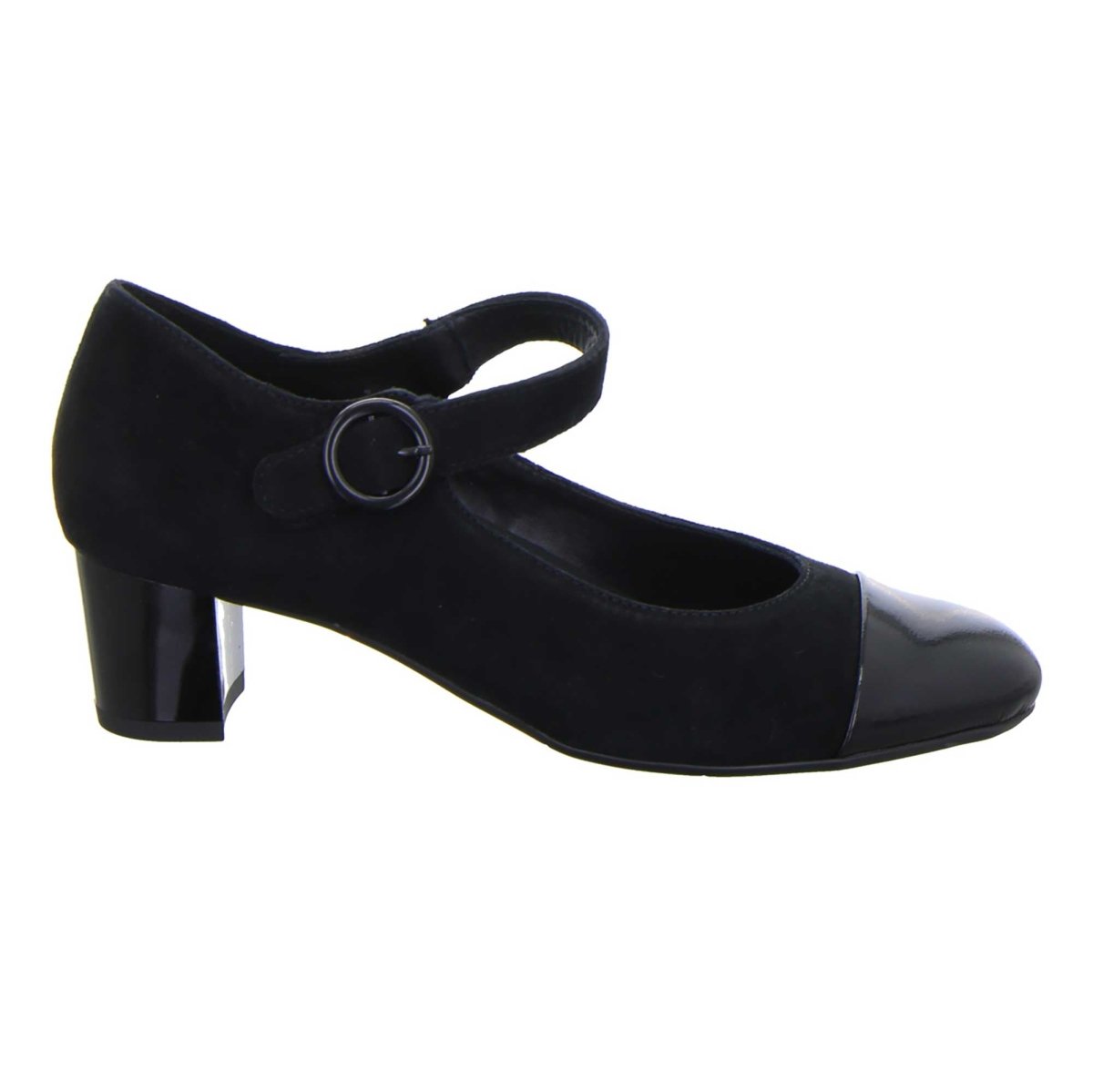 Ara Women's Jordana Black Suede/Patent