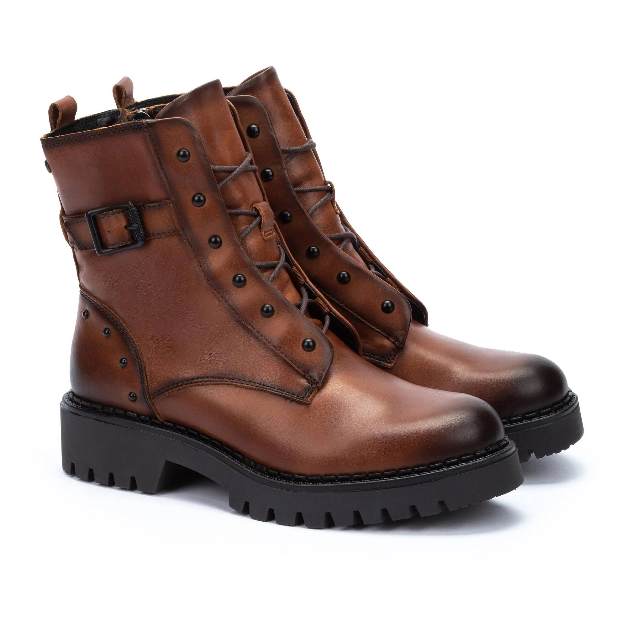 AVILES Platform biker boots