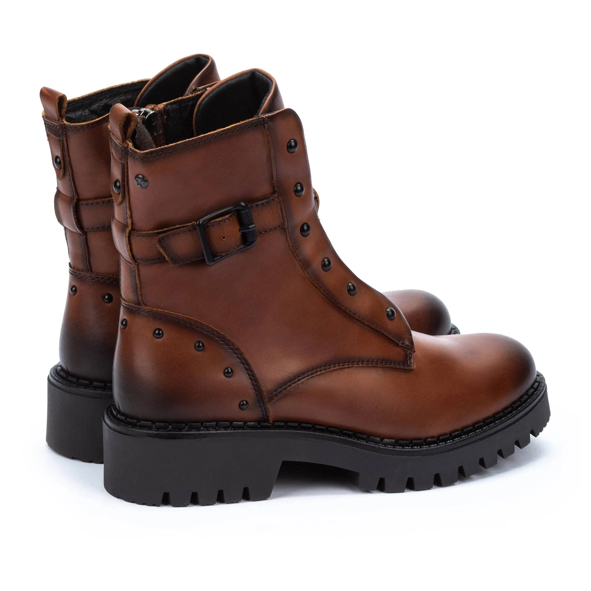 AVILES Platform biker boots