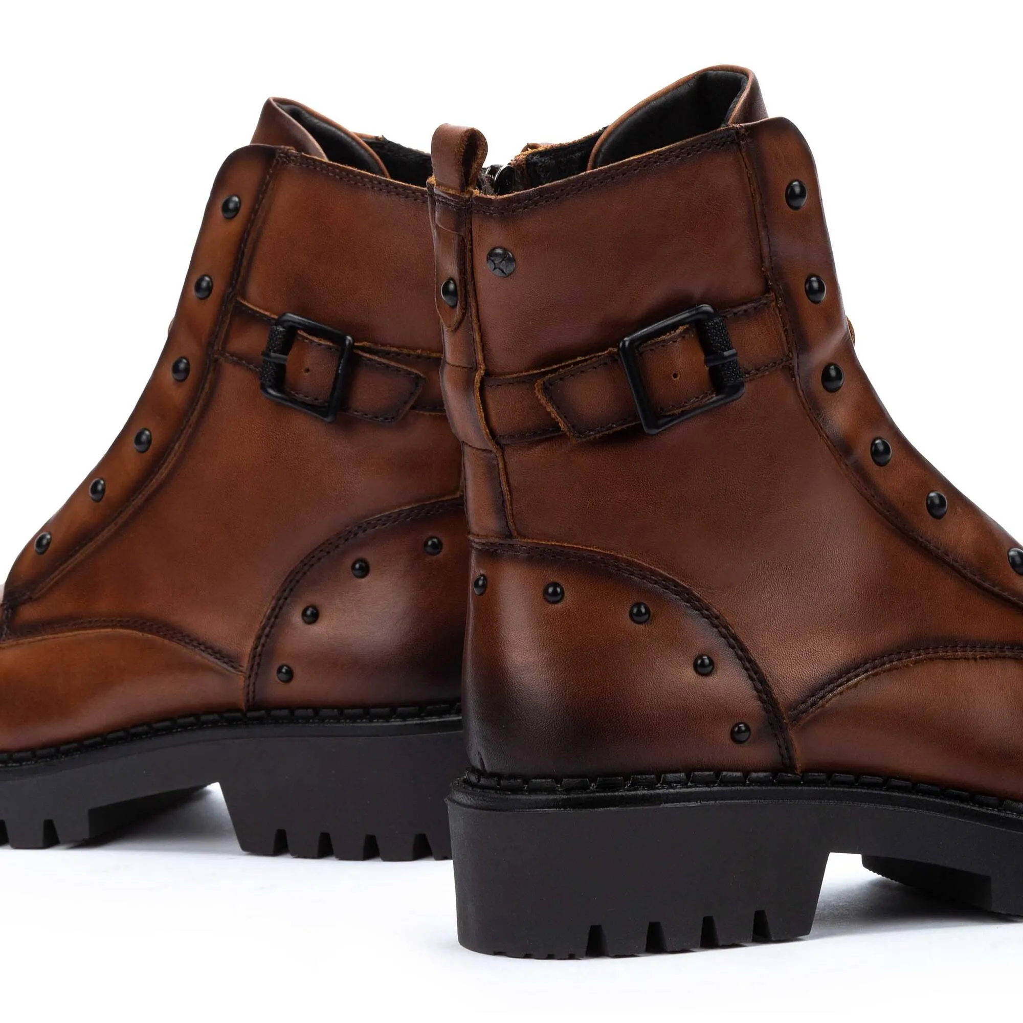 AVILES Platform biker boots