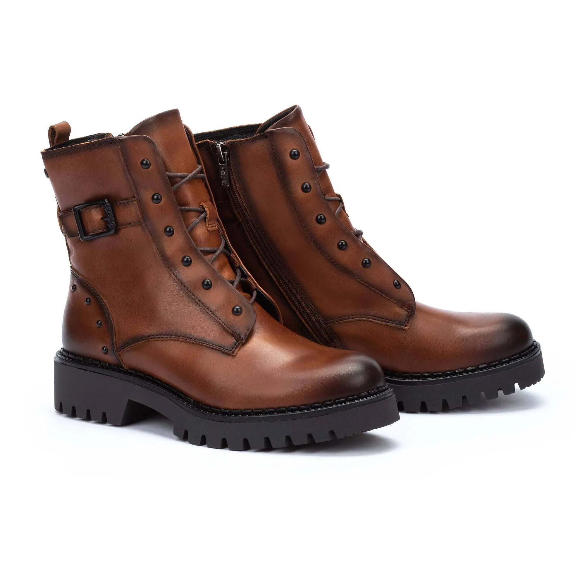 AVILES Platform biker boots