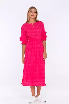 Aya Dress - Fuchsia Fun