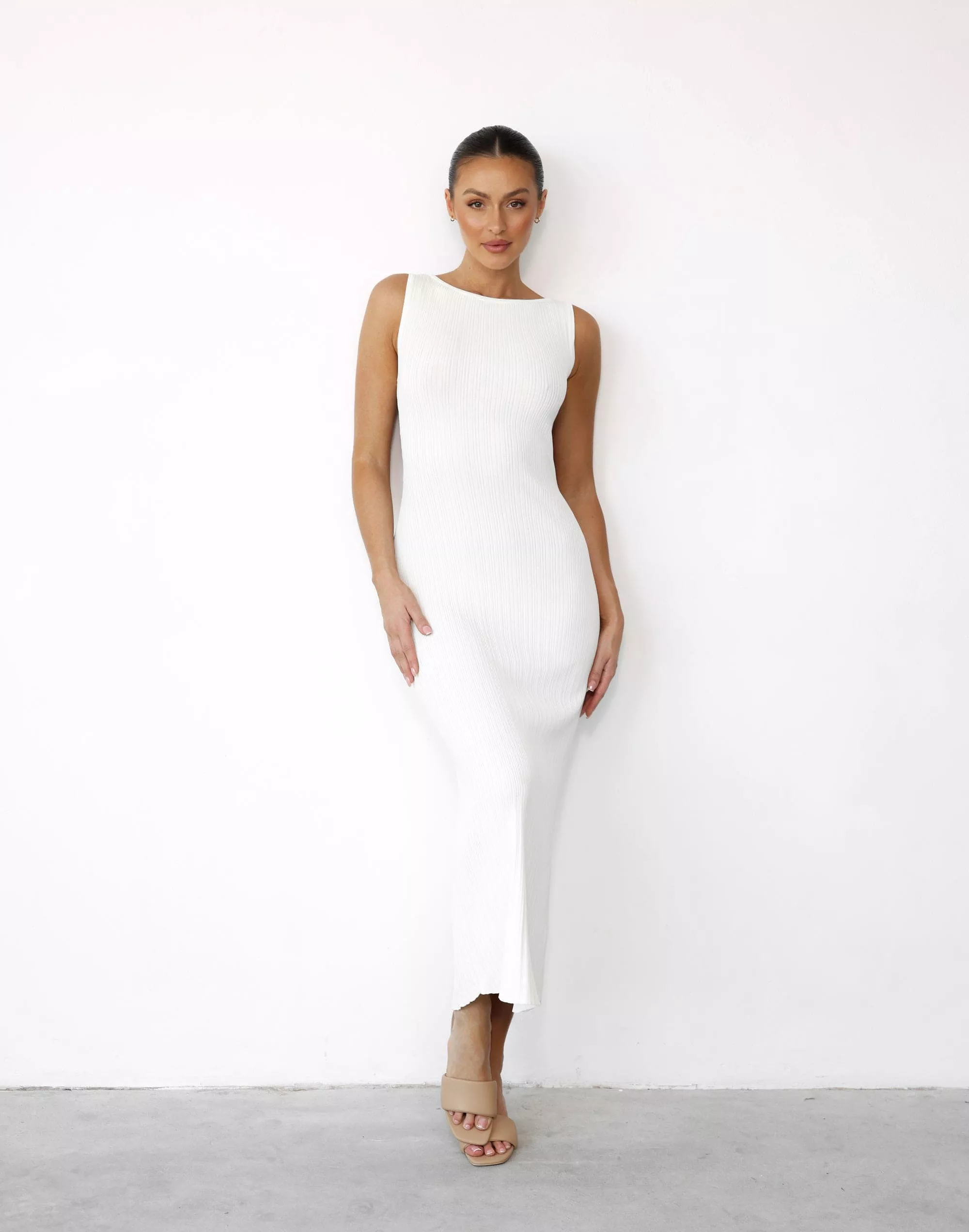 AYLAH MIDI DRESS (CREA