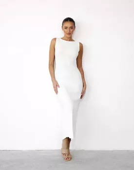 Aylah Midi Dress (Cream)