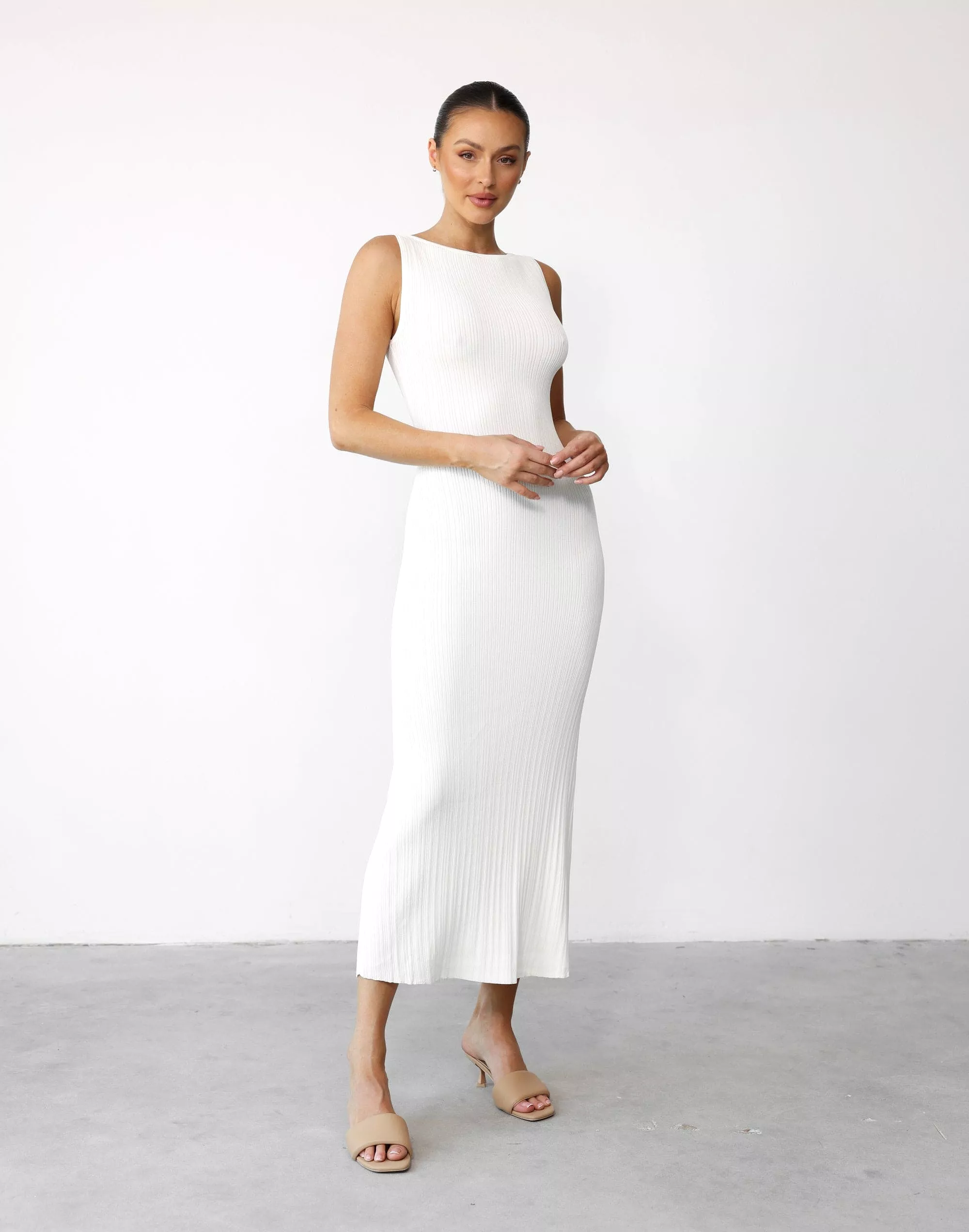 AYLAH MIDI DRESS (CREA