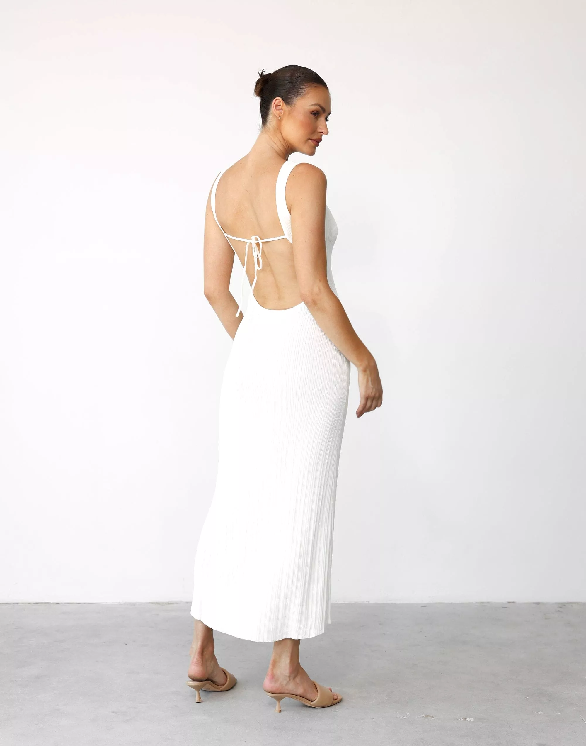 AYLAH MIDI DRESS (CREA