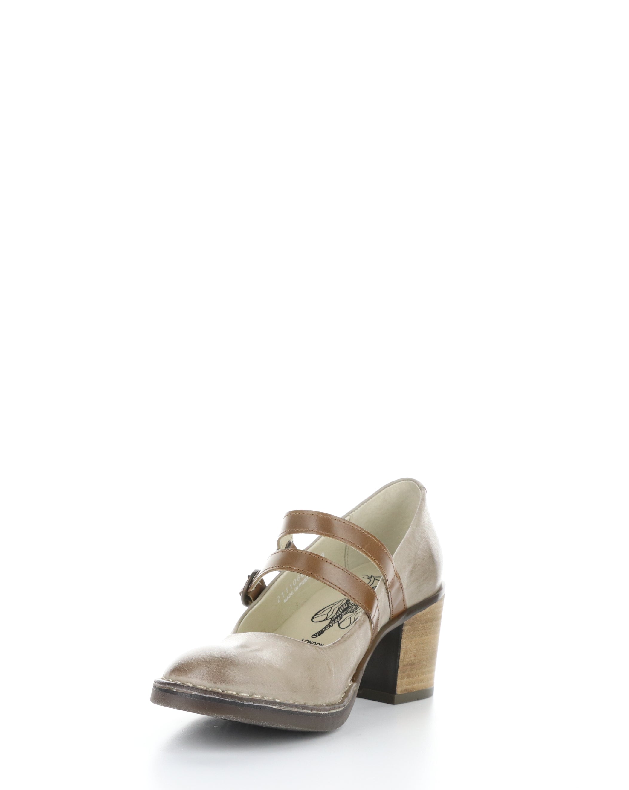 BALY106FLY 000 TAUPE/CAMEL Round Toe Shoes