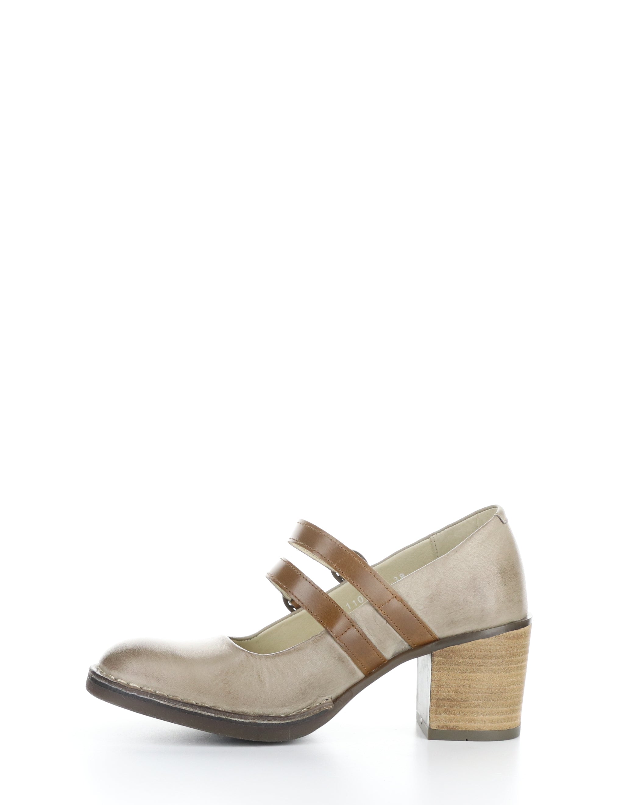 BALY106FLY 000 TAUPE/CAMEL Round Toe Shoes