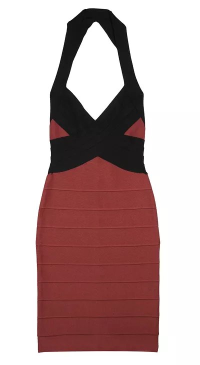 Bandage Halterneck Dress