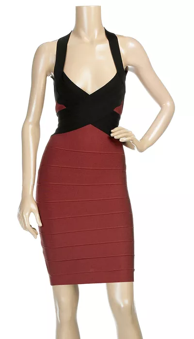 Bandage Halterneck Dress