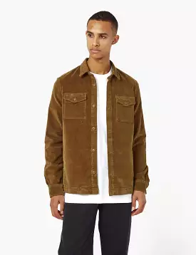 Barbour Corduroy Overshirt - French Sandstone Brown