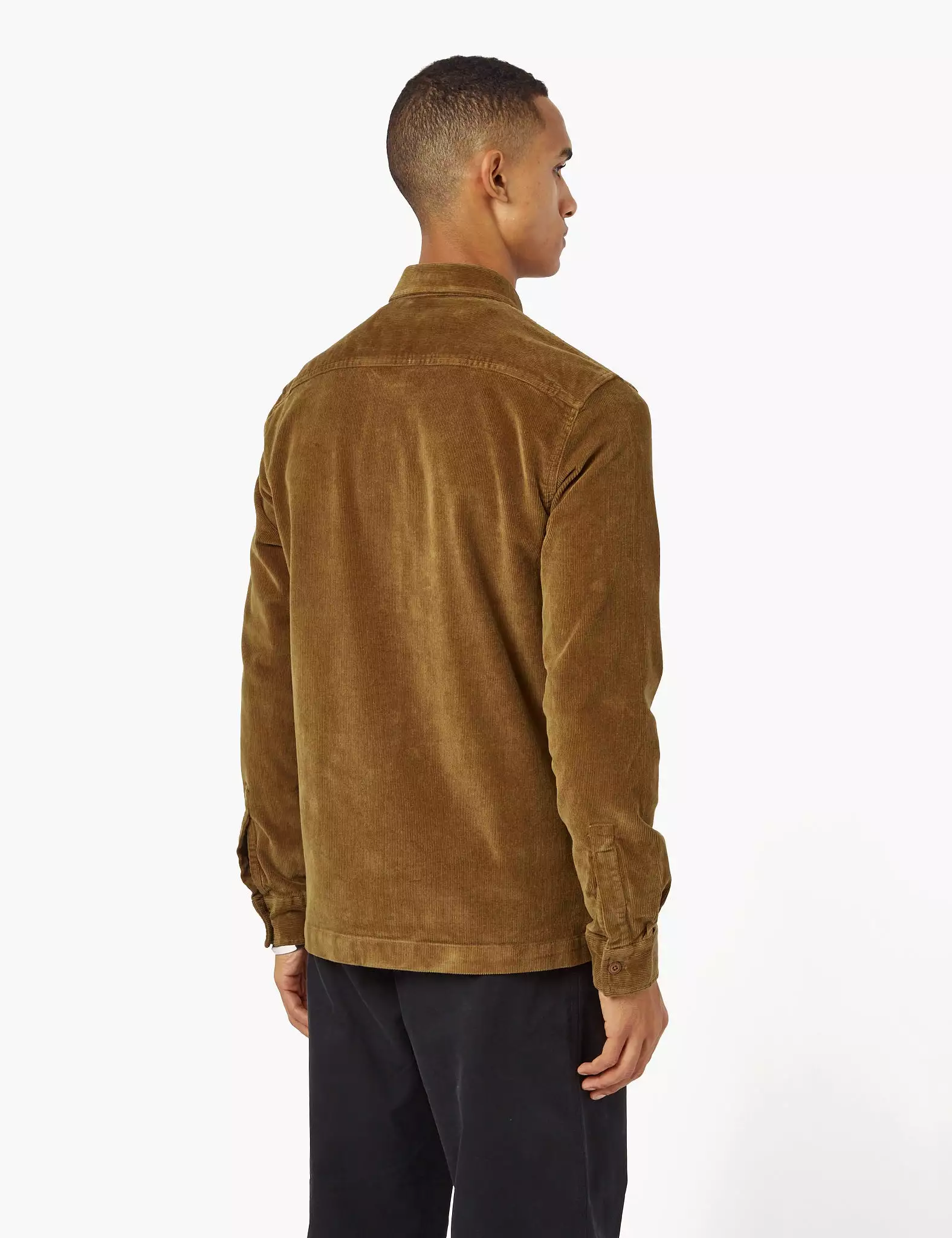 Barbour Corduroy Overshirt - French Sandstone Brown