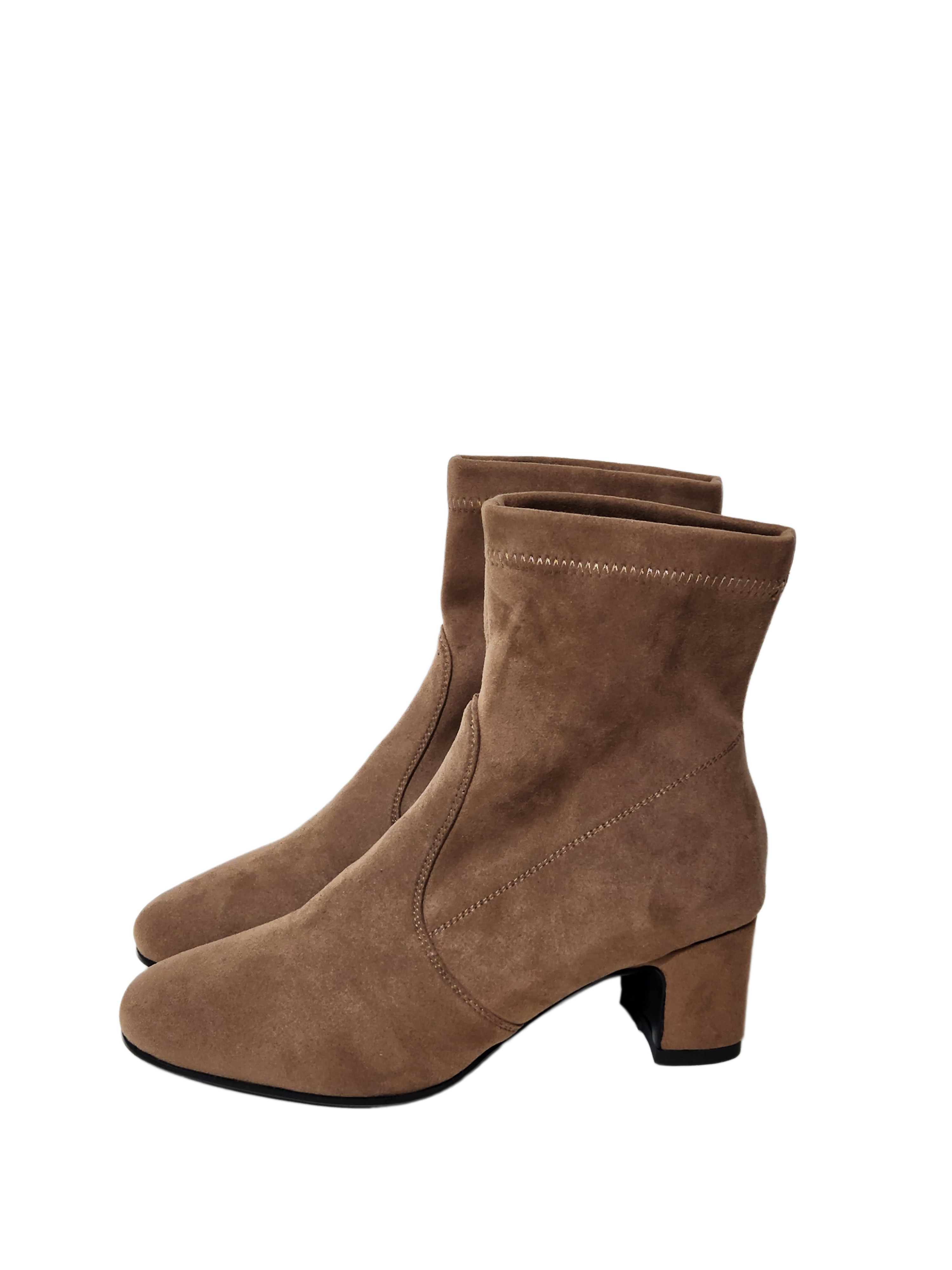 Becky Block Heel Ankle Boots