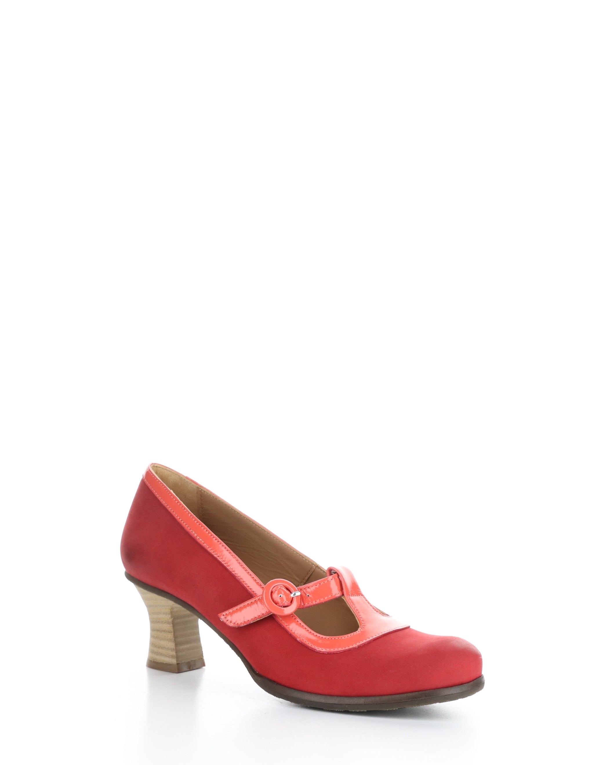 BEGI085FLY 001 SCARLET Round Toe Shoes