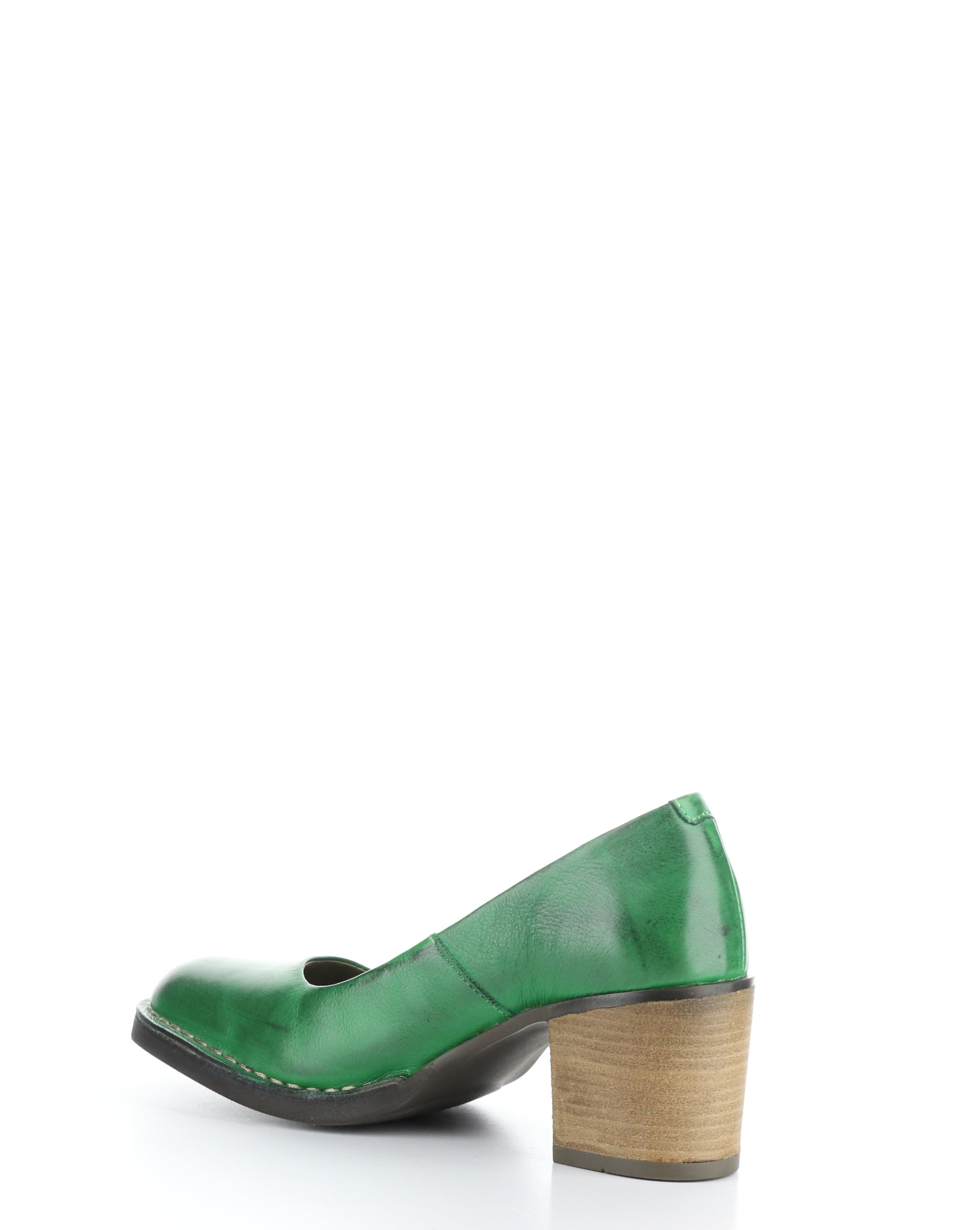 BERY104FLY 002 GREEN Round Toe Shoes