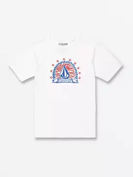 Big Boys Huskerdont Short Sleeve Tee - White