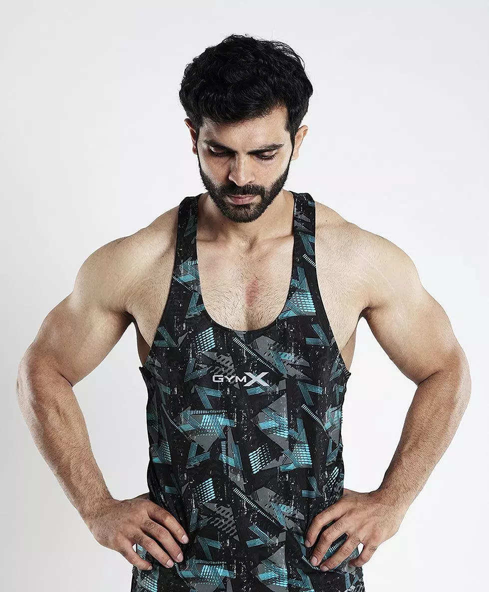 Bolt Blue Camo Stringer (4 way stretch) - Sale