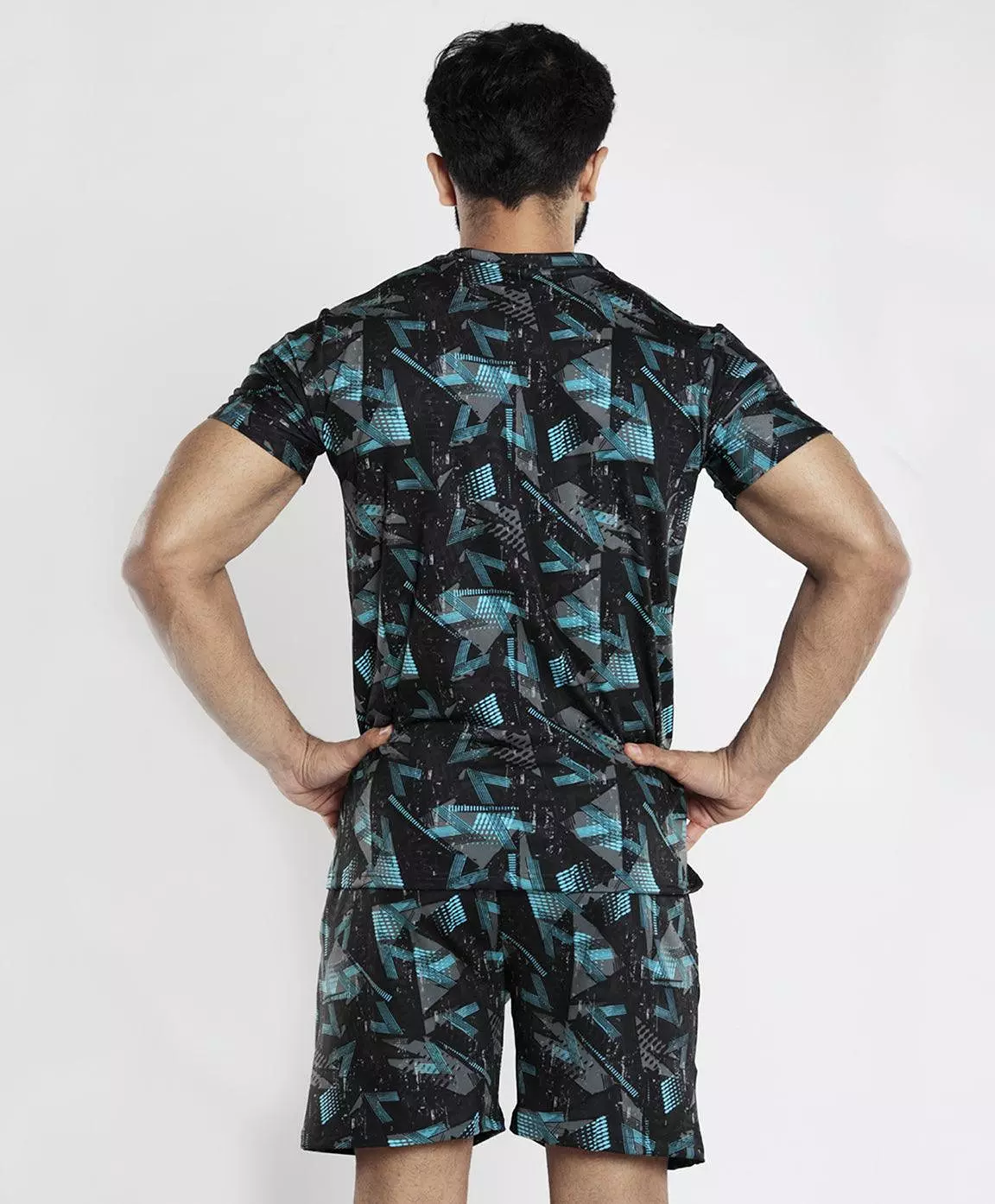 Bolt Blue Camo Tee (4 way stretch) - Sale