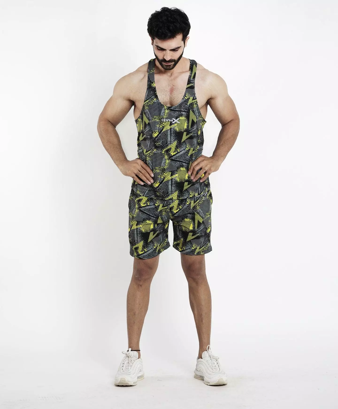 Bolt Yellow Camo Stringer (4 way stretch) - Sale