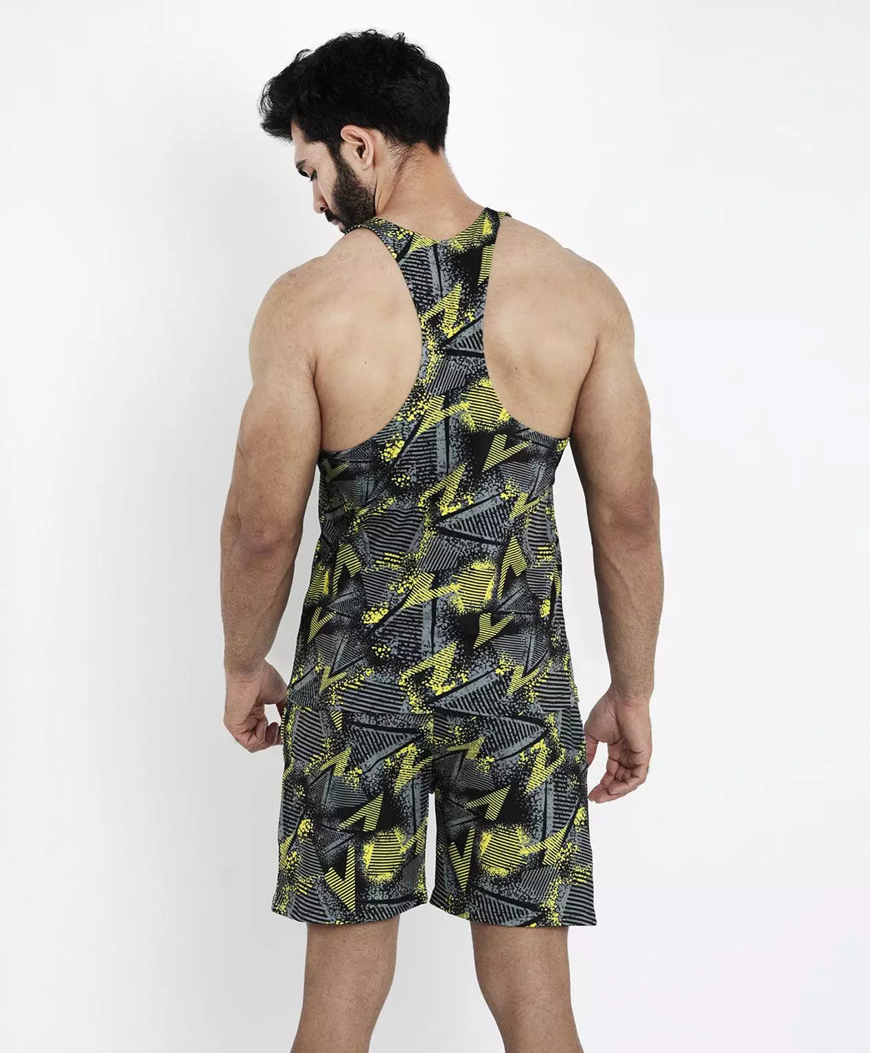 Bolt Yellow Camo Stringer (4 way stretch) - Sale