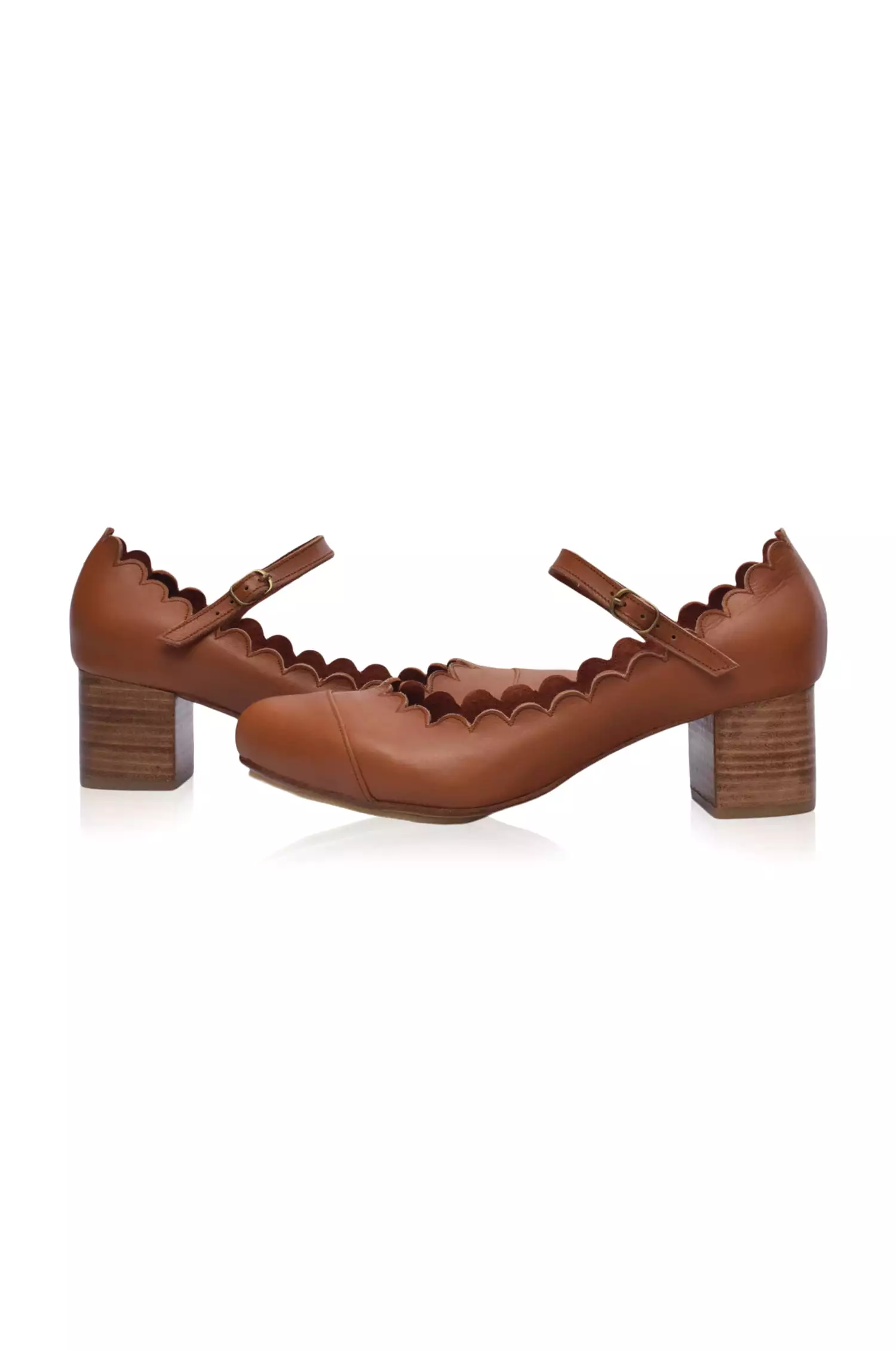 Bonita Mary Jane Leather Heels