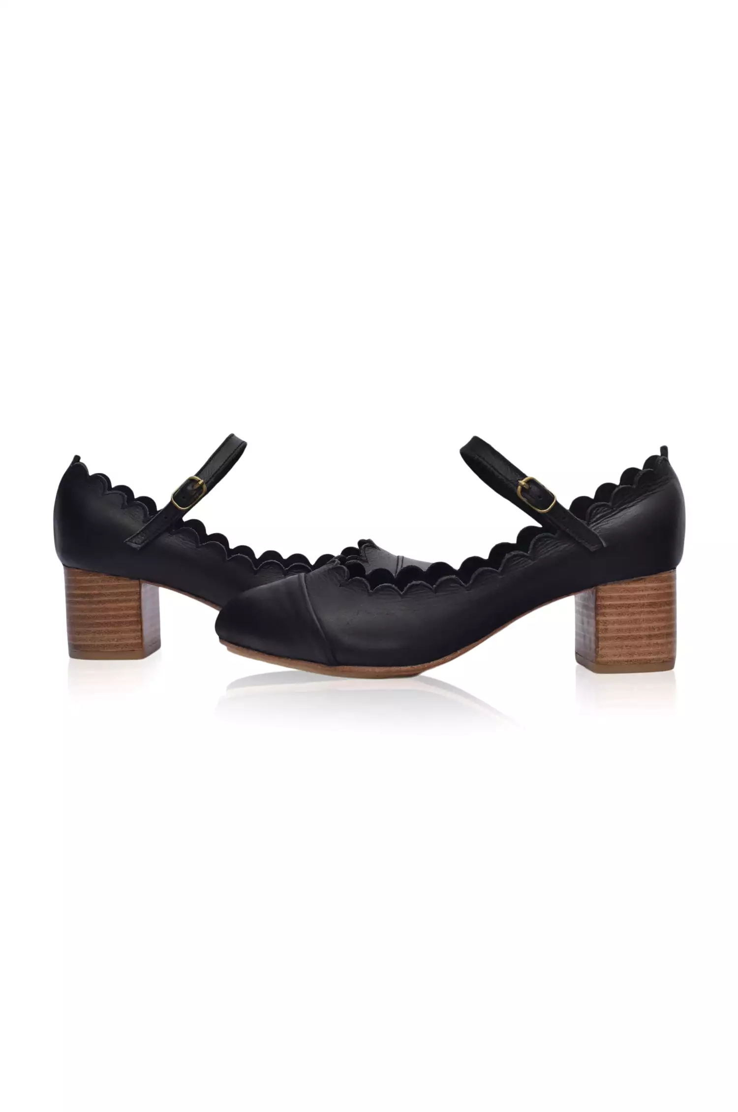 Bonita Mary Jane Leather Heels