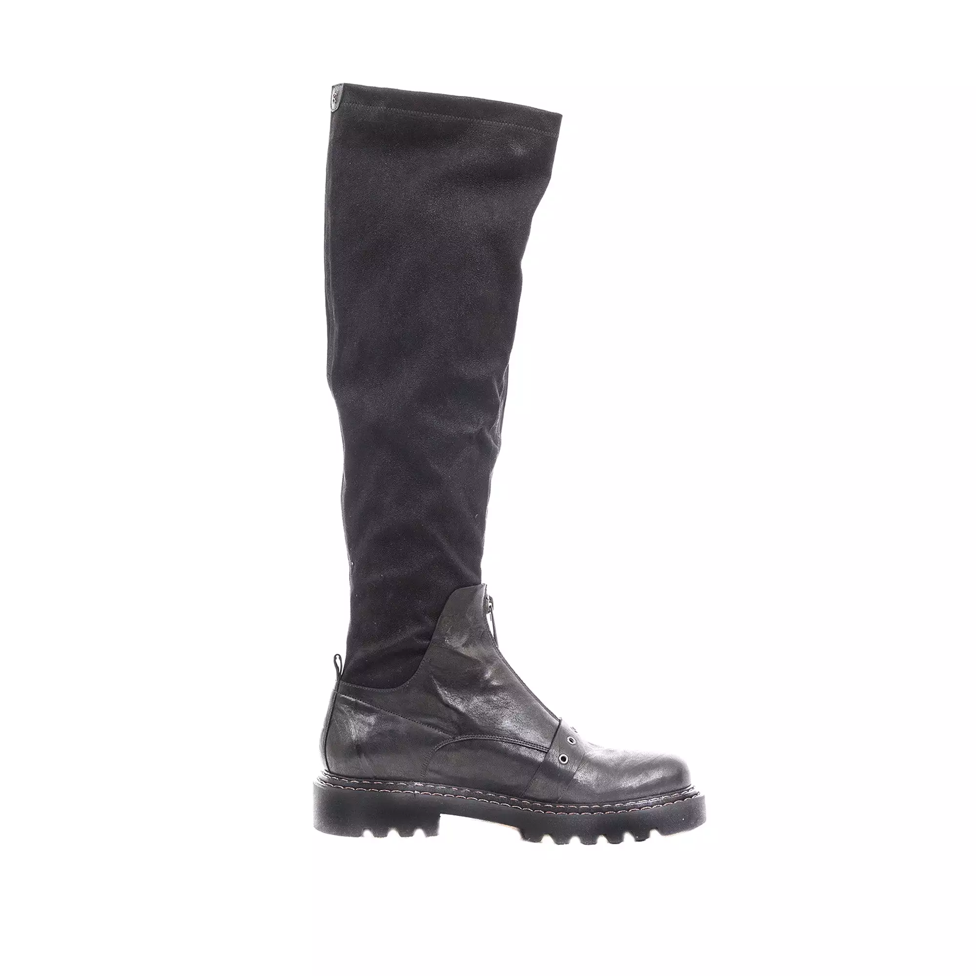 Boot Fibbia Stretch Stellare Metal Wash Black