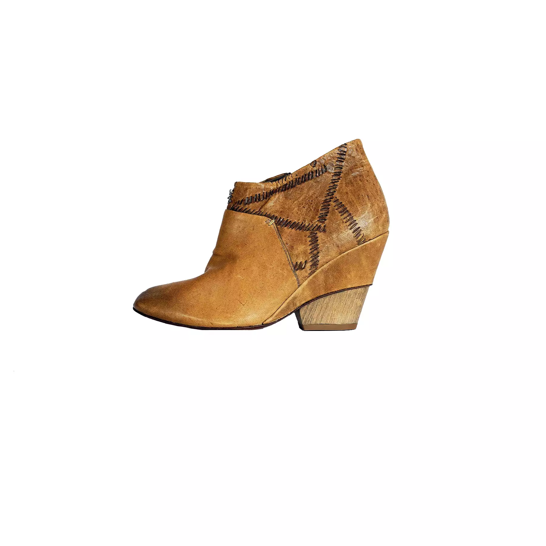 Bootie Baku Cognac