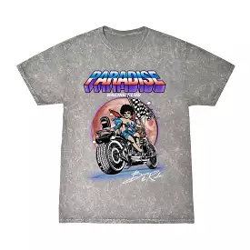 BORN TO RIDE TEE ACID GREY