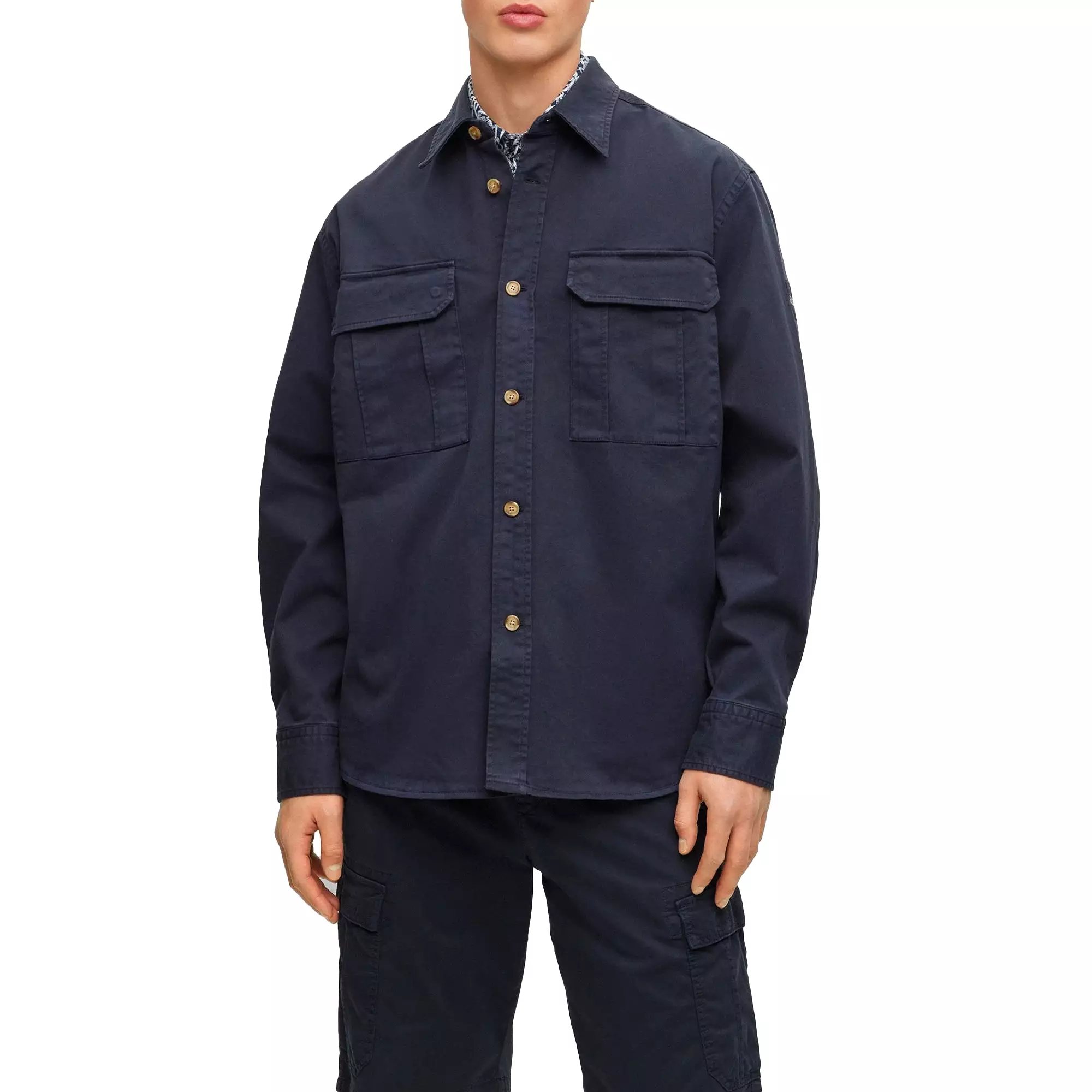 Boss Lisel Overshirt - Navy