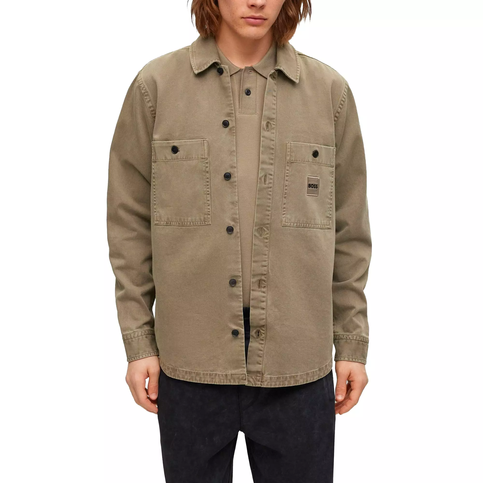 Boss Locky 1 Overshirt - Khaki