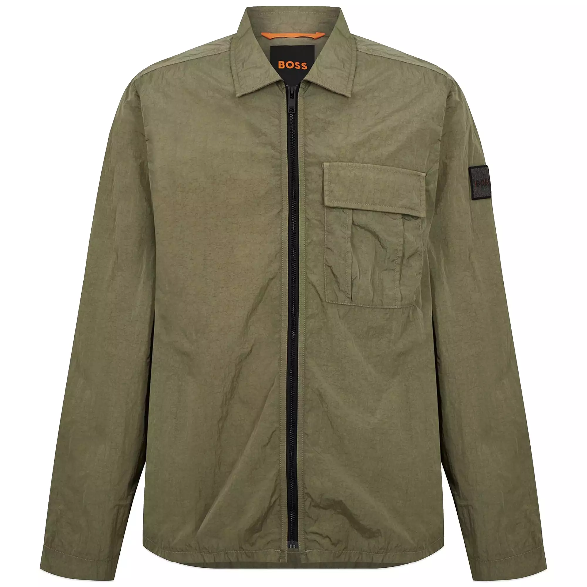 Boss Loony Shell Overshirt - Khaki