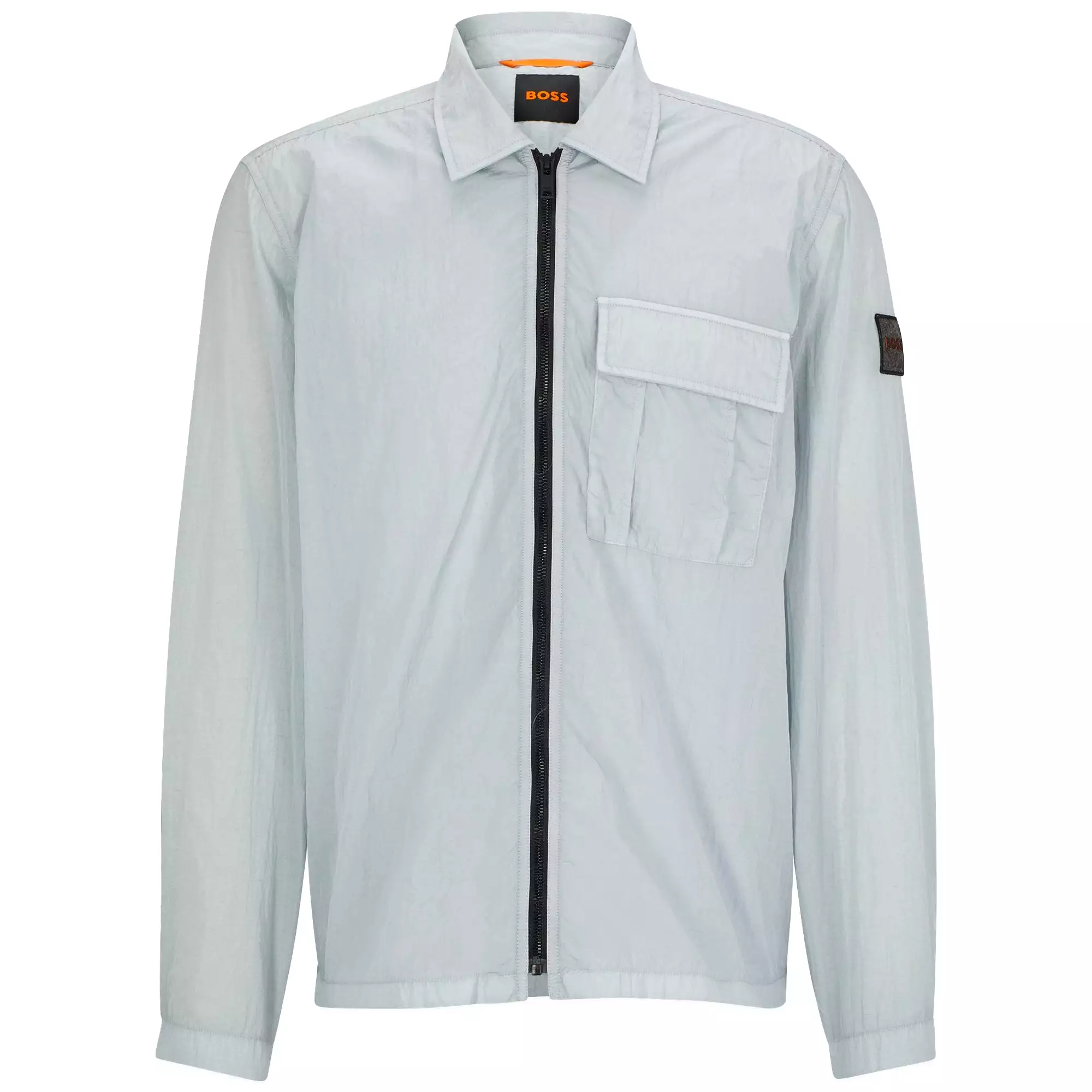 Boss Loony Shell Overshirt - Light Grey