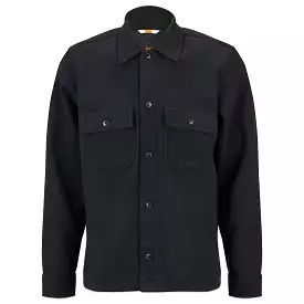 Boss Lovvo Fleece Pile Overshirt - Black