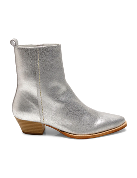 Bowers Embroidered Boots, Silver