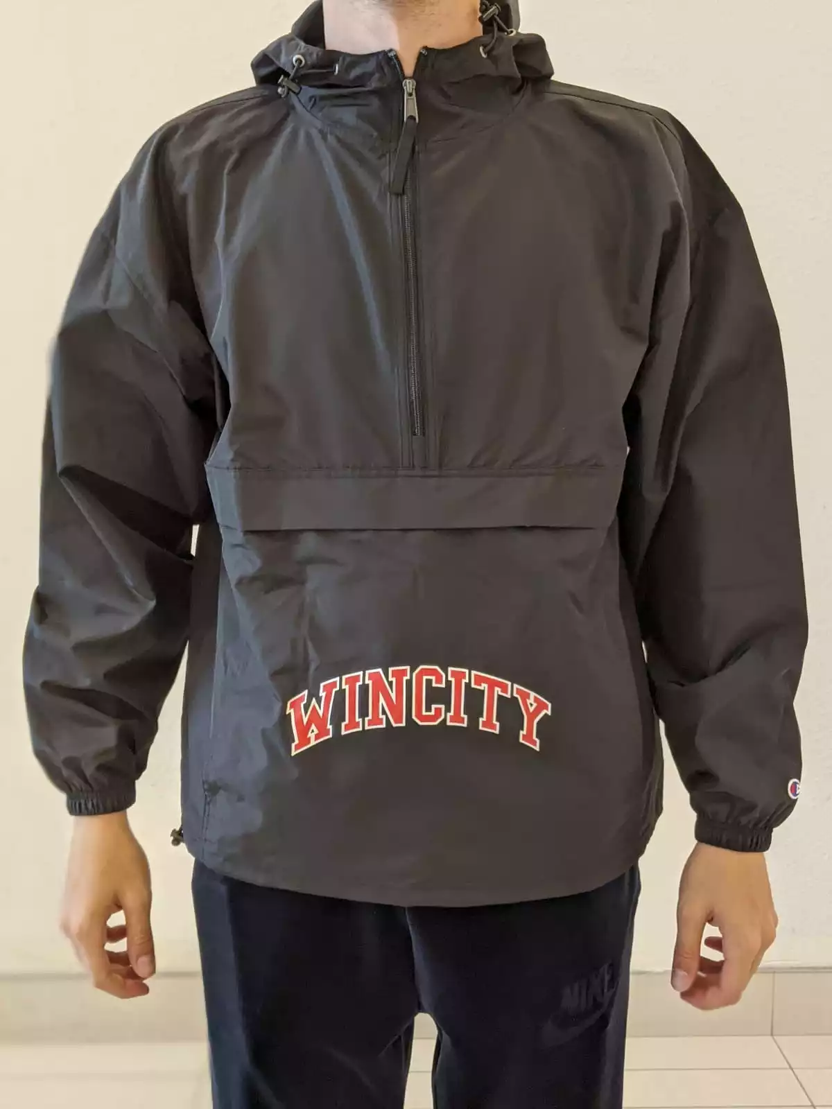 Bull City Half Zip Windbreaker