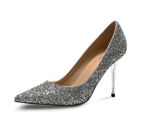 Calista Glittery High Heel Pumps