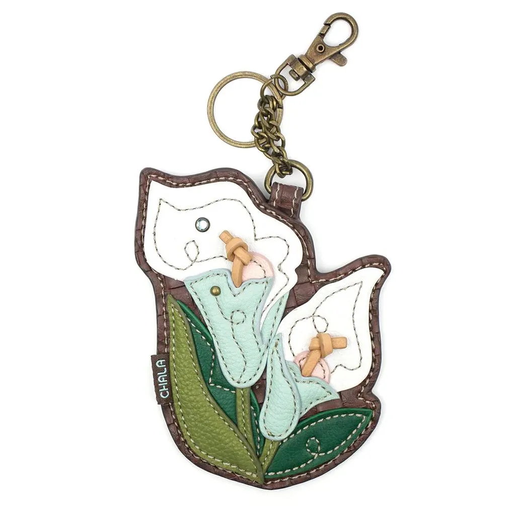 Calla Lily Coin Purse and Key Chain