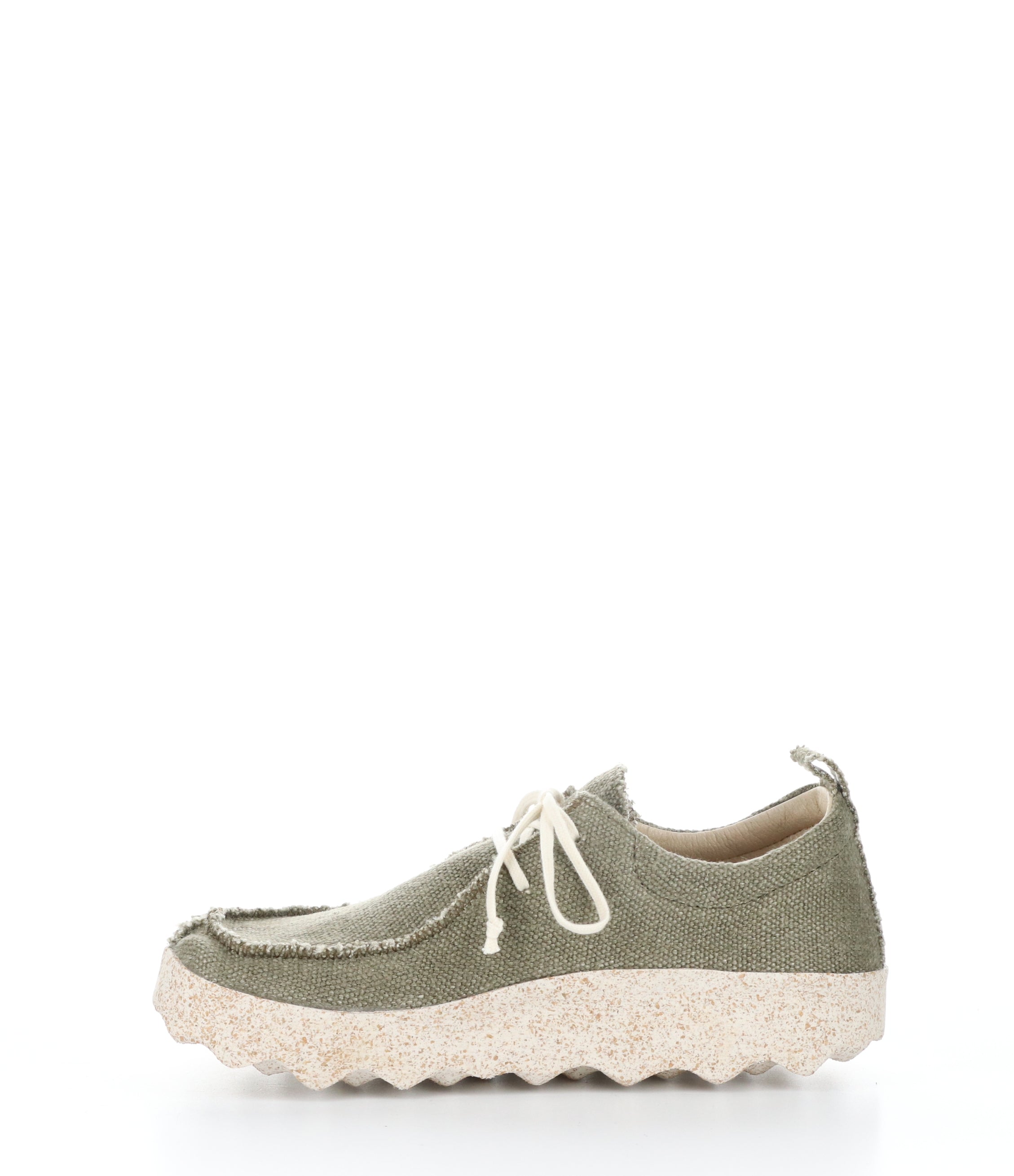 CHAT025ASP MIL GREEN/NAT Round Toe Shoes