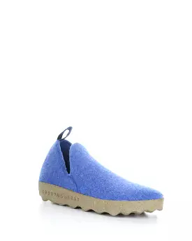 CITY Blue Round Toe Shoes