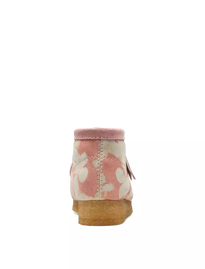 Clarks Originals Wallabee Boot Pink Floral