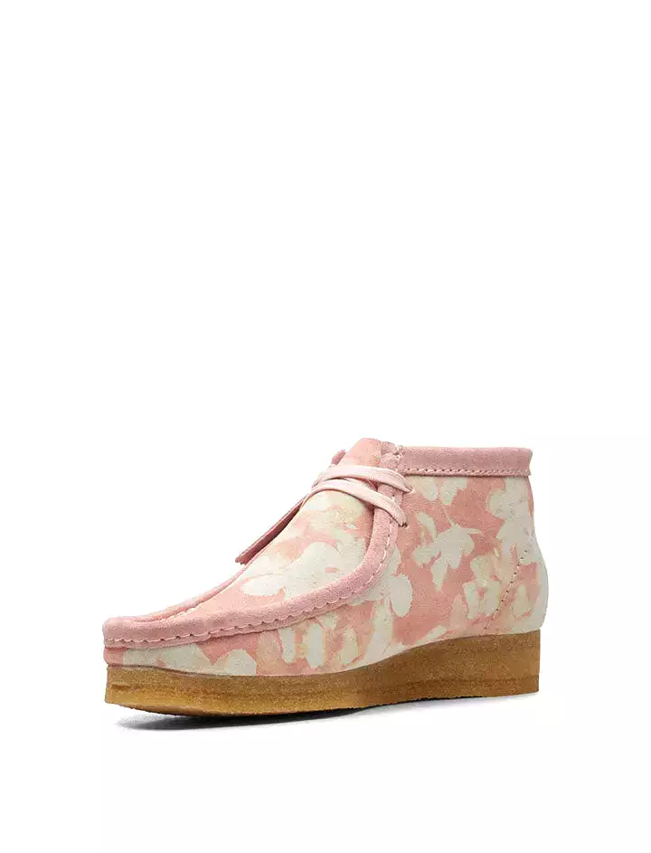 Clarks Originals Wallabee Boot Pink Floral