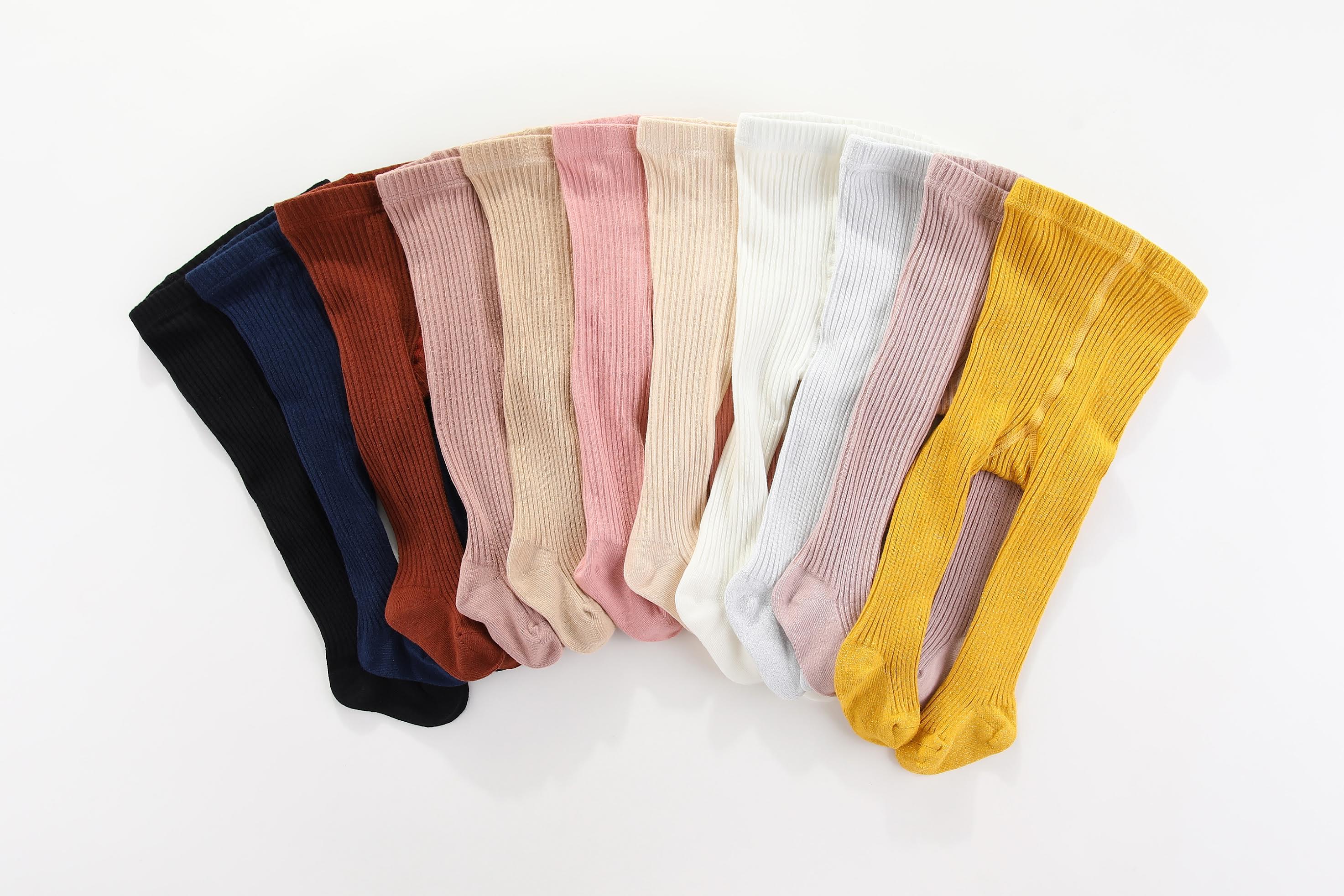 Classic cotton ribbed tights: 0-6M, 6-12M, 1-2Y, 2-3Y, 3-4Y, 4-5Y, 5-6Y, 6-8Y