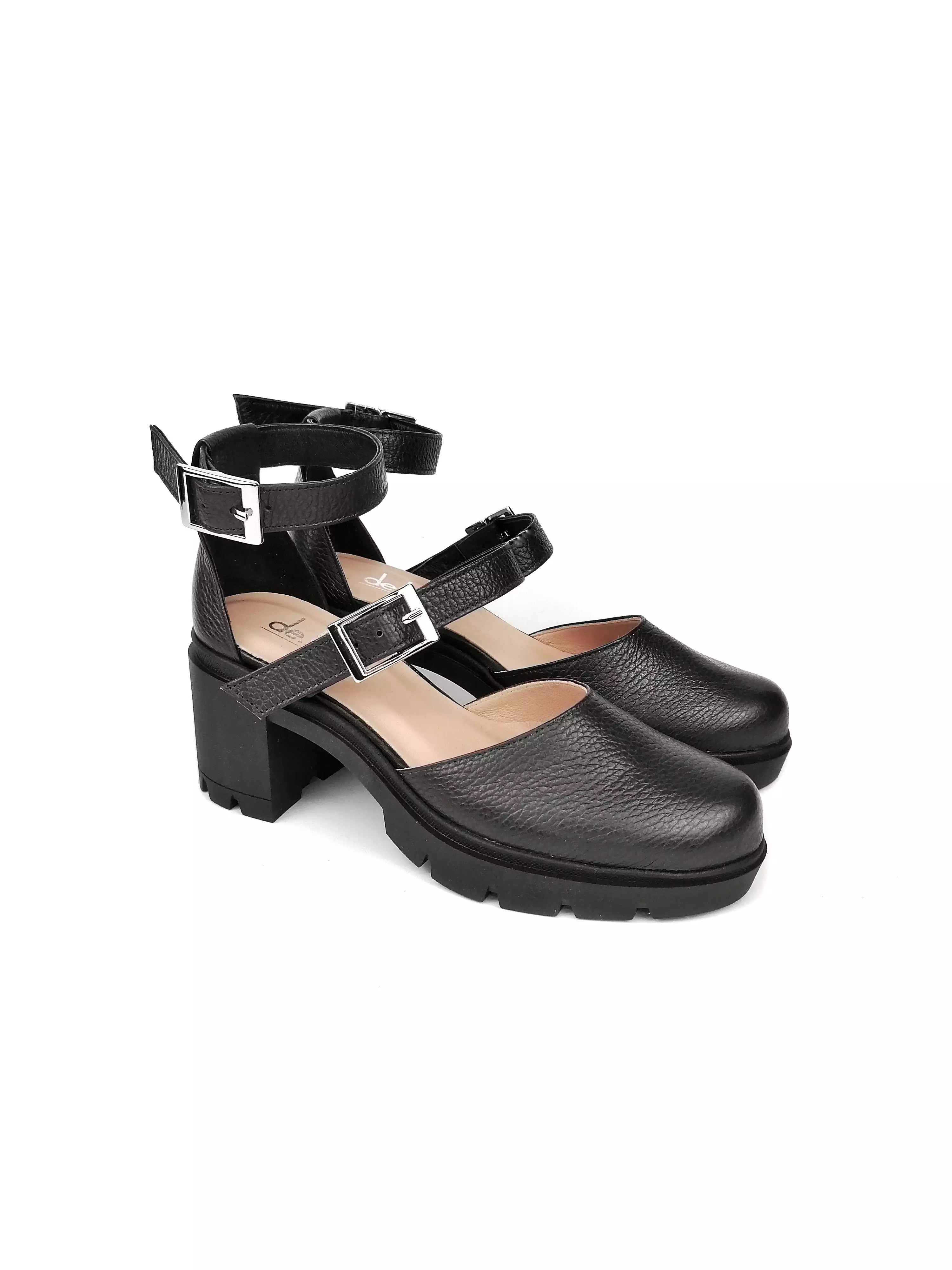 CLEMENCE BLACK RUBBER HEELS (7,5C